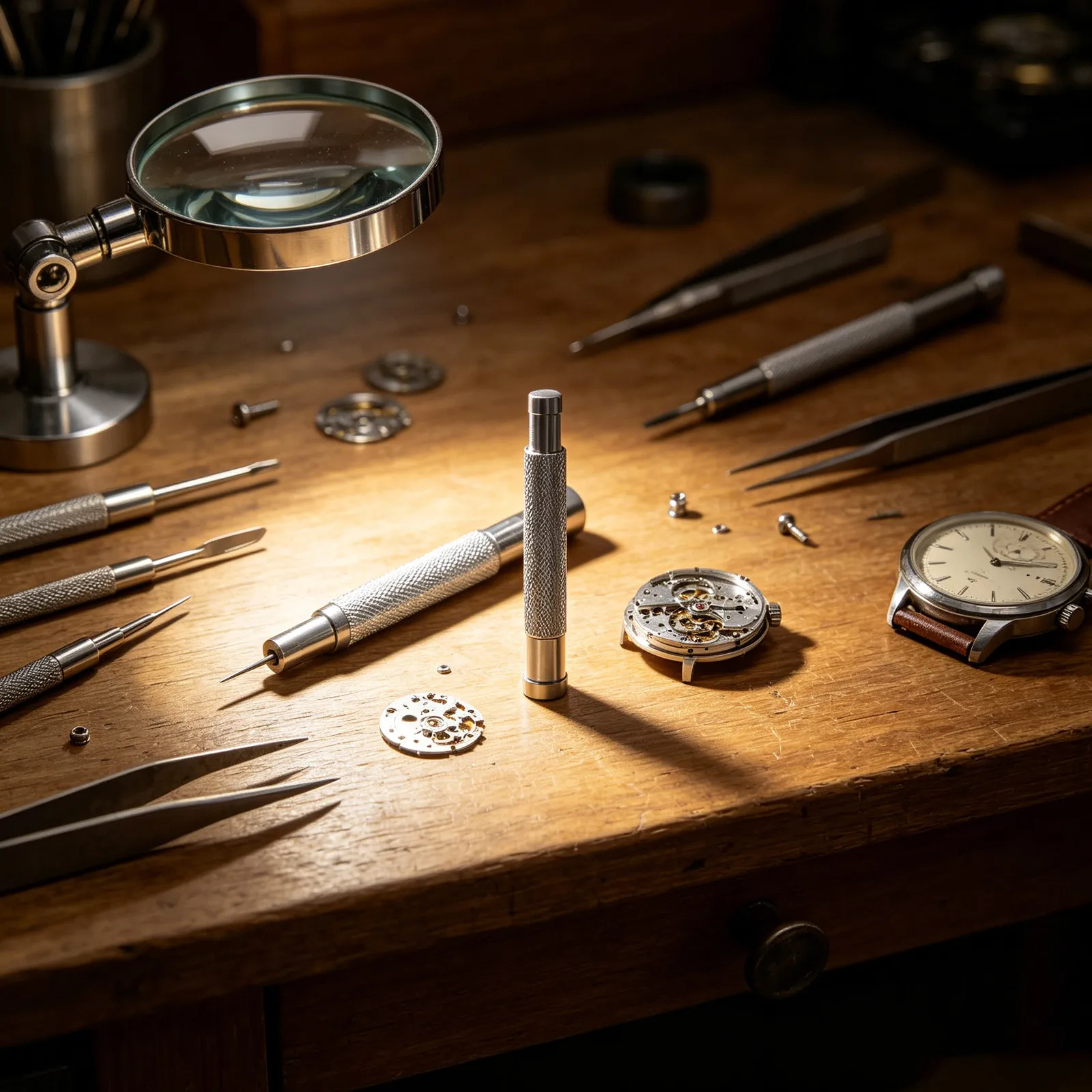 8.0-9.0mm Manual Watch Winding Tool Mechanical Crown Helper for Safe Wristwatch Repair and Maintenance Watch Crown Winder Helper