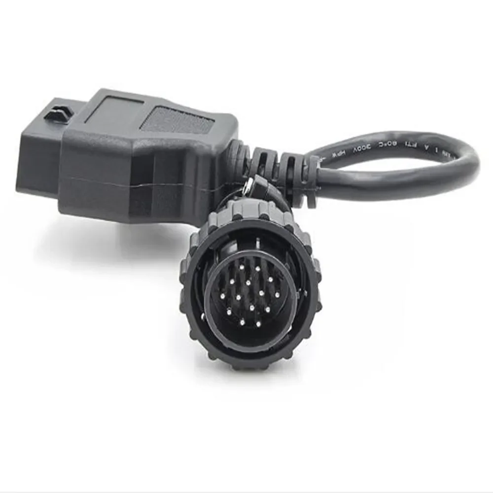 OBDII OBD2 Scanner Cable Round Socket For Mercedes Benz 14 Pin To 16 Pin Sprinter auto Diagnostic Tools Connector Adapter Cable