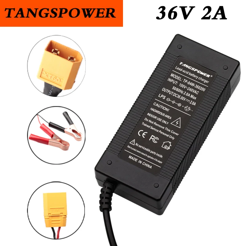 

36V 2A Lead Acid Battery Charger 41.4V 2A Lead-Acid Battery pack Charger Fast Charging