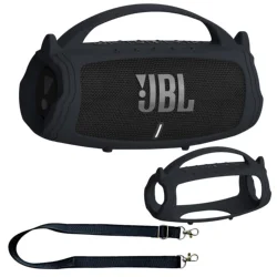 Silicone Handle  Protective Cover Case for JBL Charge 5 Portable Bluetooth Speaker(ONLY CASE)