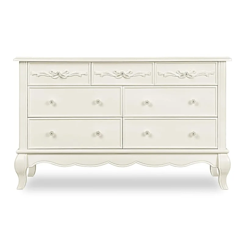 Aurora Dresser, 54x20.3x34 Inch (Pack of 1) ,7 Drawer Double Dresser