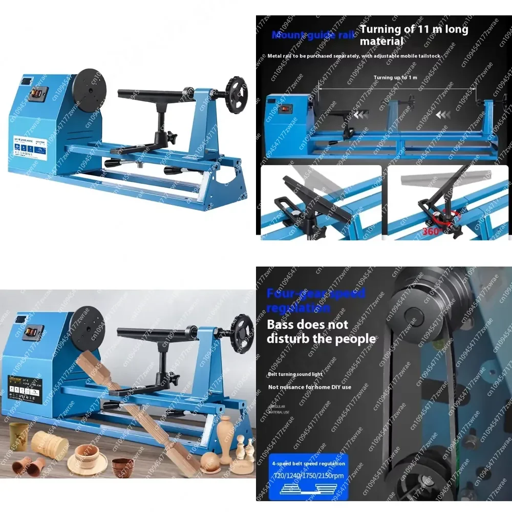 Multifunctional DIY Desktop Wood Turning Machine Digital Features Household Milling Used Motor Small Size for Convenient Use