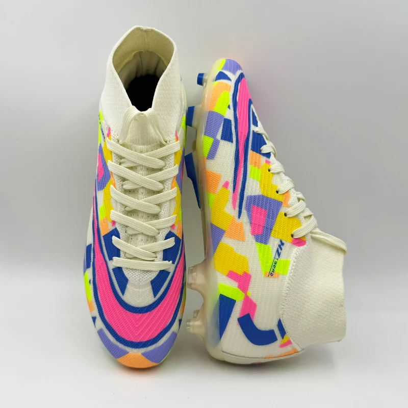 

Studded Soccer Shoes for Men Comfortable Grass Women Cleats Football Field Boots Resistant Society Non Slip Man Football Shoes