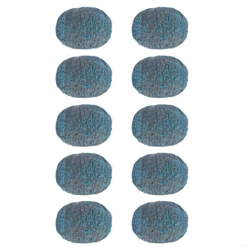 Pack of 10 Steel Wool with Soap Cleaning Pad for Cookware and Outdoor Care 