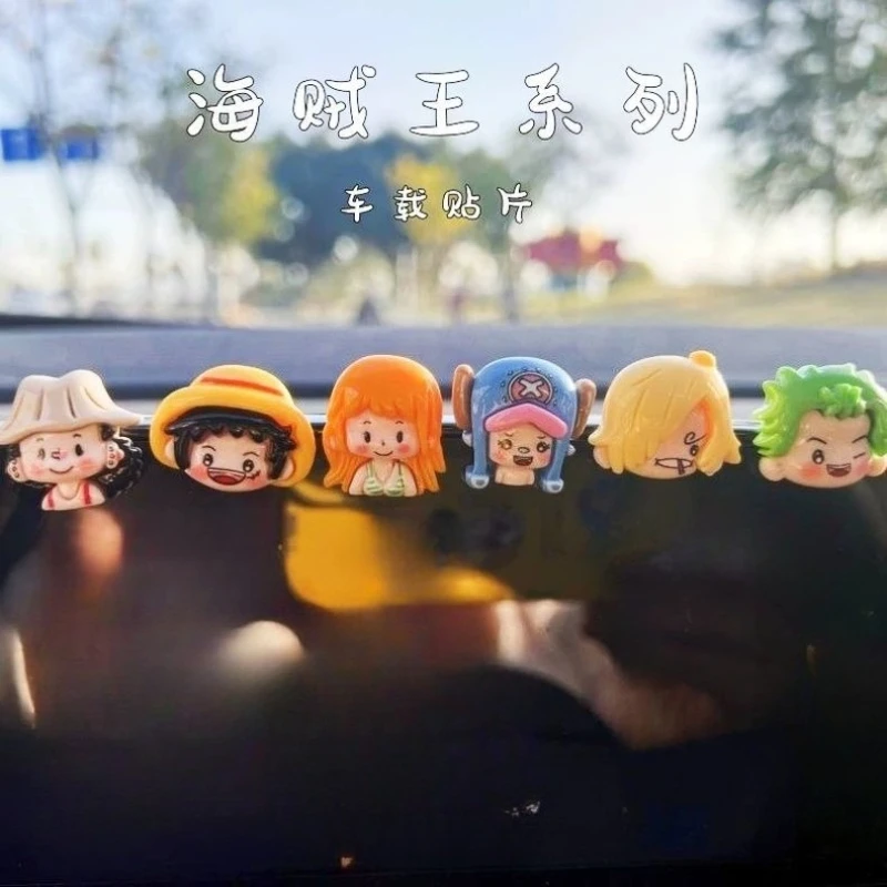 One Piece Cartoon Cute DIY Patch Kawaii Anime Multifunctional Decorative Sticker Car Ornament Anime Merchandise Wholesale