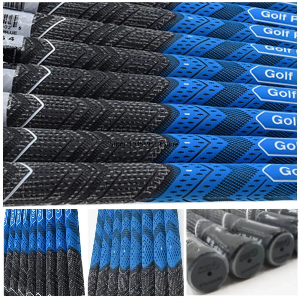 GP Plus4 Golf Grip Rubber CottonYarn Men\'s /Women\'s Standard Midsize Irons/Woods Universal Golf Club Grip Blue