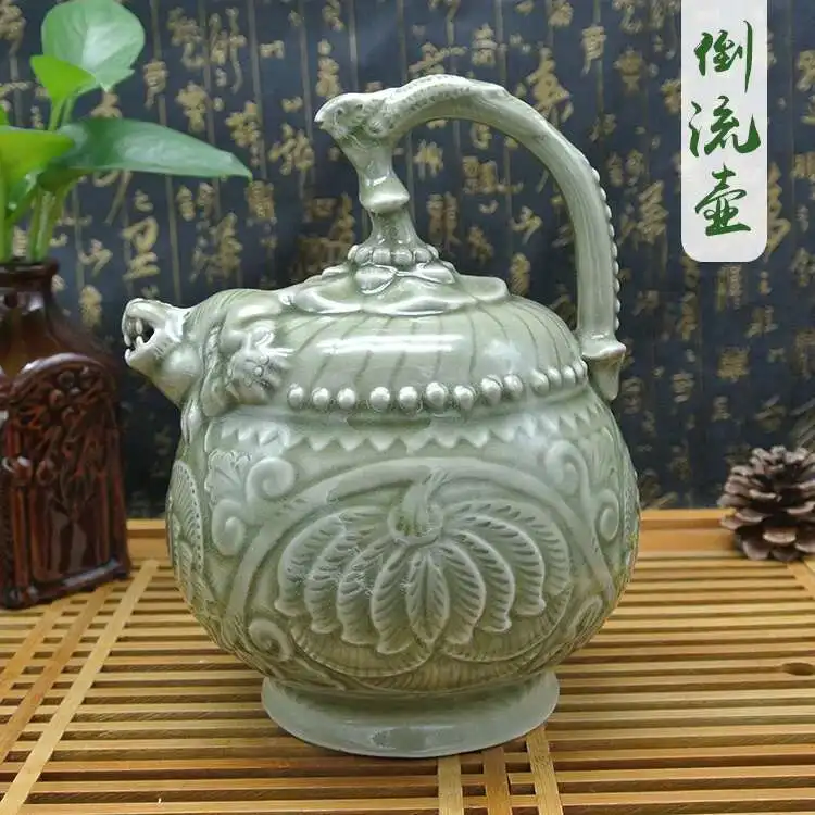 

Китайская керамика, винный горшок Fengming Pot, контейнер для питья кофе, чая, чайник убийцы, практичный винный горшок ручной работы