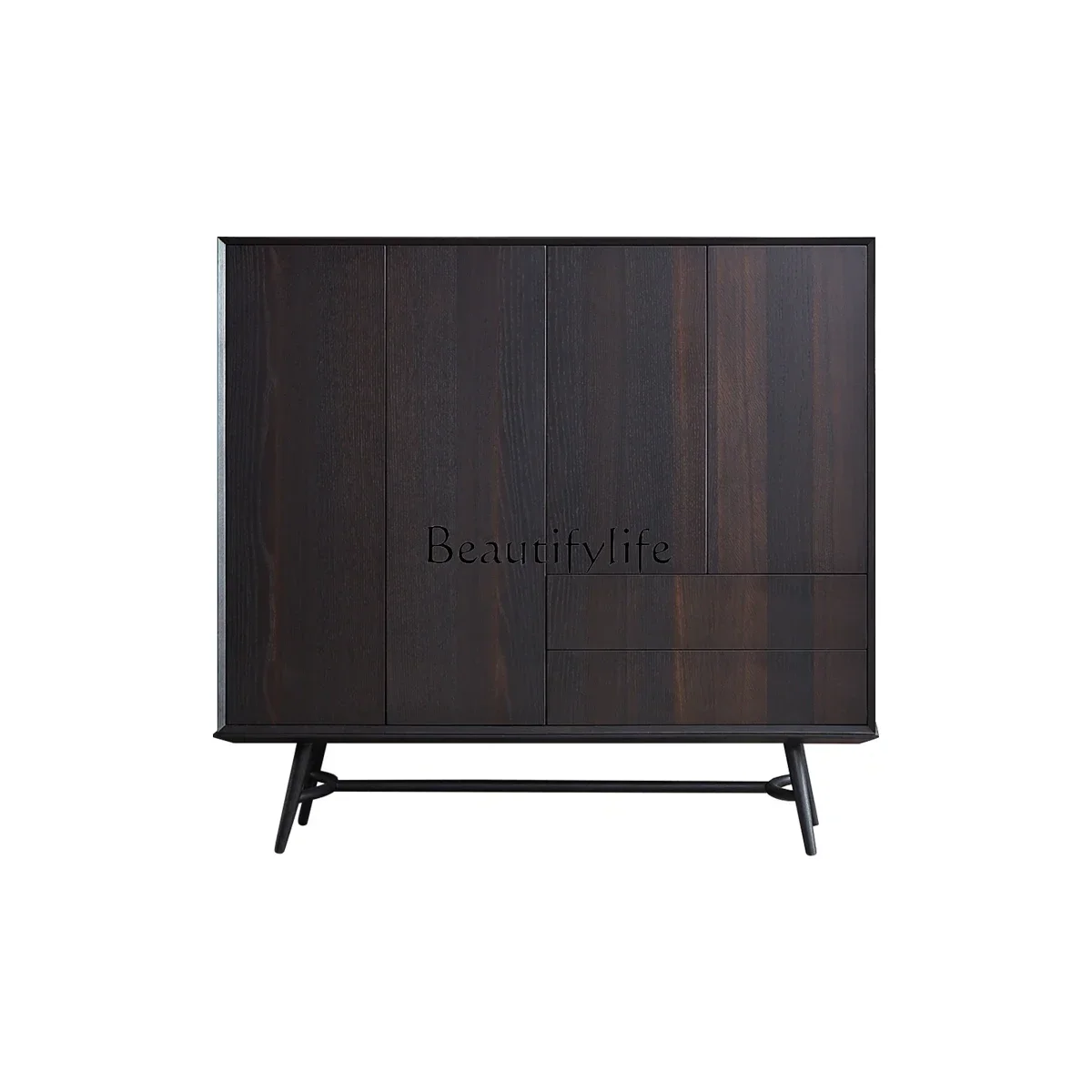 

ld36*Italian modern living room storage cabinet Nordic extremely simple solid wood dining side cabinet