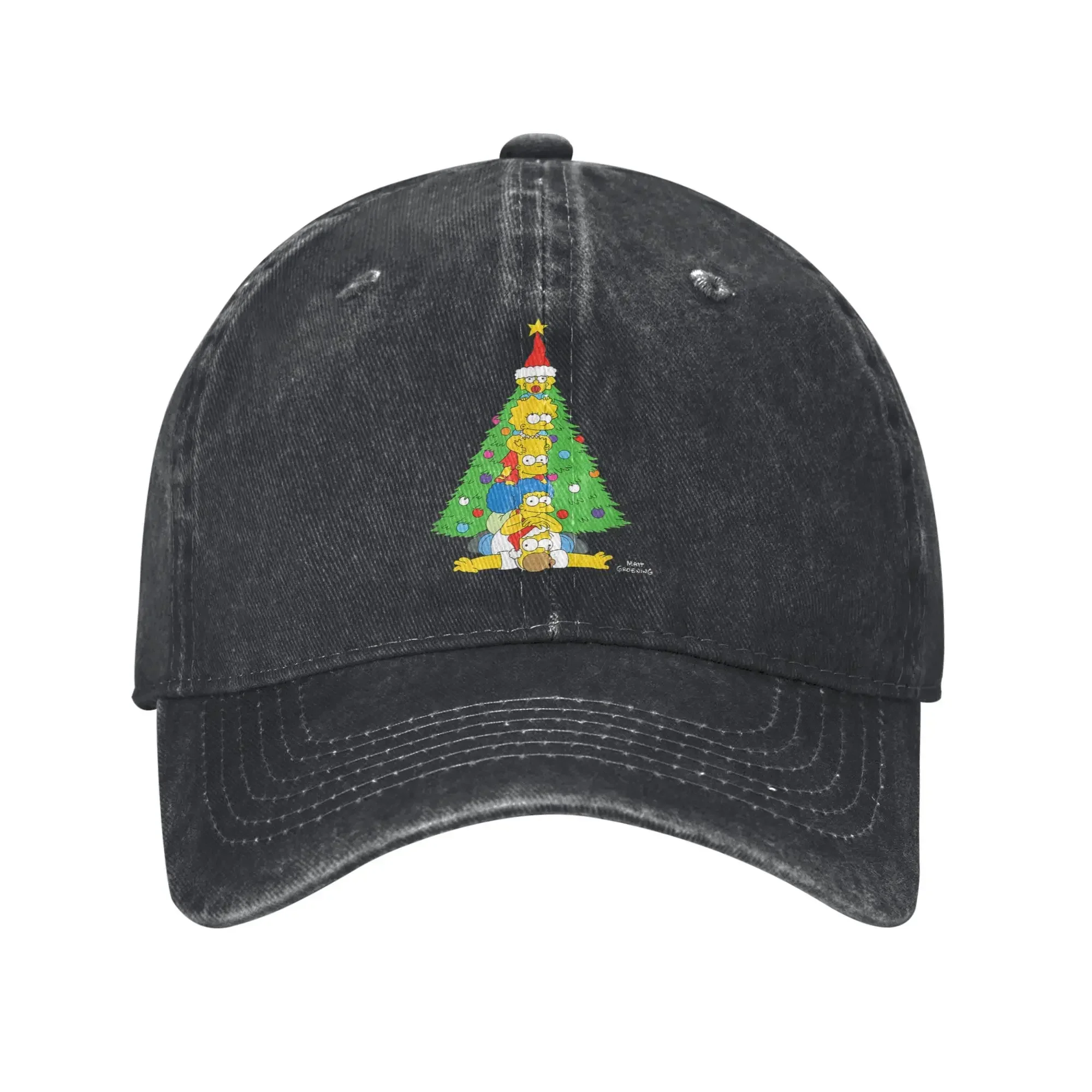 New The S-simpson Tree Stack Washed Baseball Cap  Stylish Sun Trucker Hat Summer Unisex Men Hiking Fishing Baseball Caps