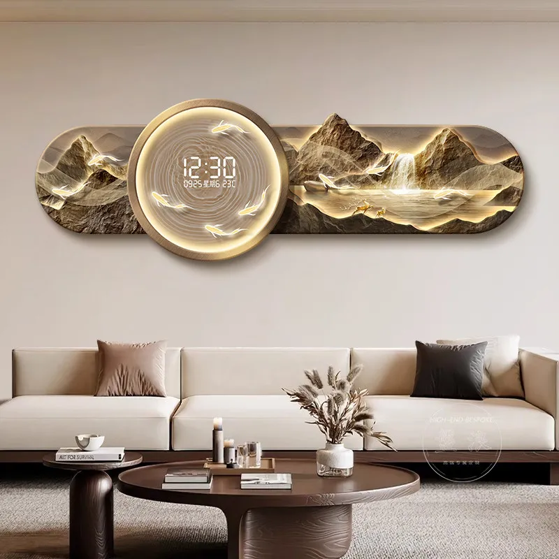 

Art Mural Luxury Wall Clocks Modern Creative Fashion Restaurant Wall Watch Silent Xenomorph Reloj Pared Living Room Decoration