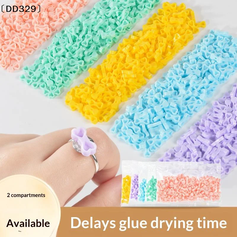 200Pcs Disposable Eyelash Glue Cups Holder Lash Extensions Tattoo Pigment Makeup Tool Glue Delay Cup〔DD329〕