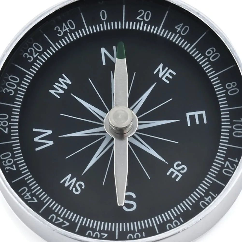 

2 PCS Compass Keychain Portable Creative Keyring Pocket Outdoor Hanging Pendant
