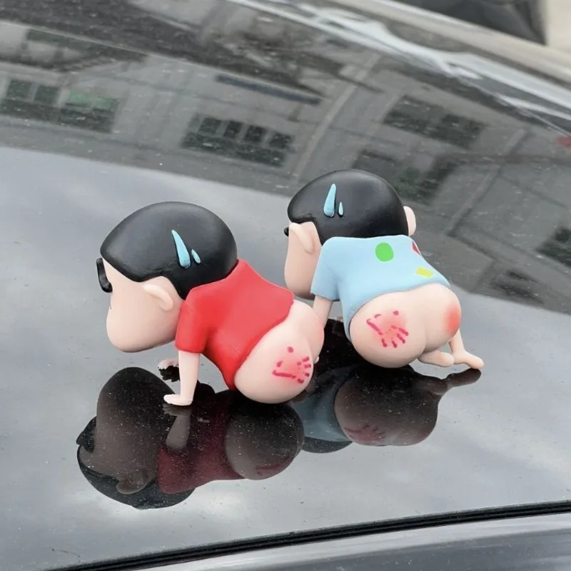 

Crayon Shin-chan Cute Cartoon Butt Car Decoration Ornaments Toys Anime Peripheral Fashion Car Center Console Doll Girl Gift