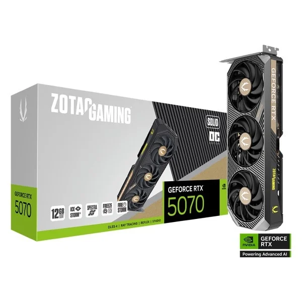 Zotac Gaming Geforce Rtx 5070 Solid Oc D7 12Gb