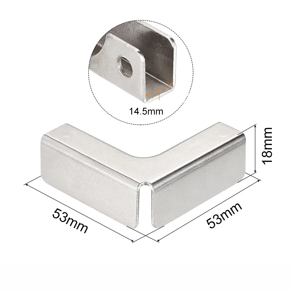 Aquarium Fixings Carbon Steel Bracket Nickel-Plated Finish Non-Slip Hole Filler Supports 10-12mm Glass Supports 6-10mm Glass
