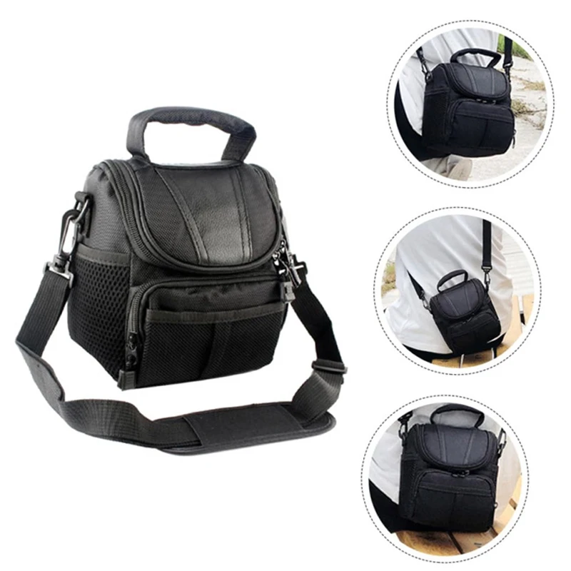 Kompakte Wasserdichte Stoßfeste Digitalkamera-Schultertasche Multi-Taschen Multi-Tragevarianten Leichtgewichtig Tragbar für DSLR-Kameras