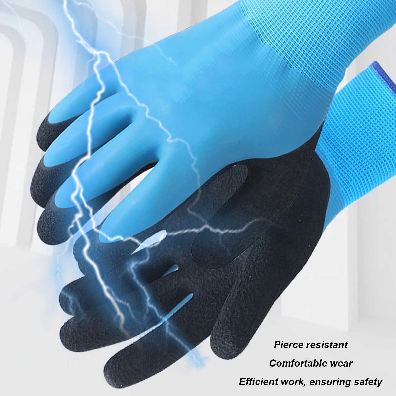 Lineman Electrical Insulated Gloves Flame Proof Comfortable Wear Anti Slip Electrician Insulated Gloves for Civil Construction