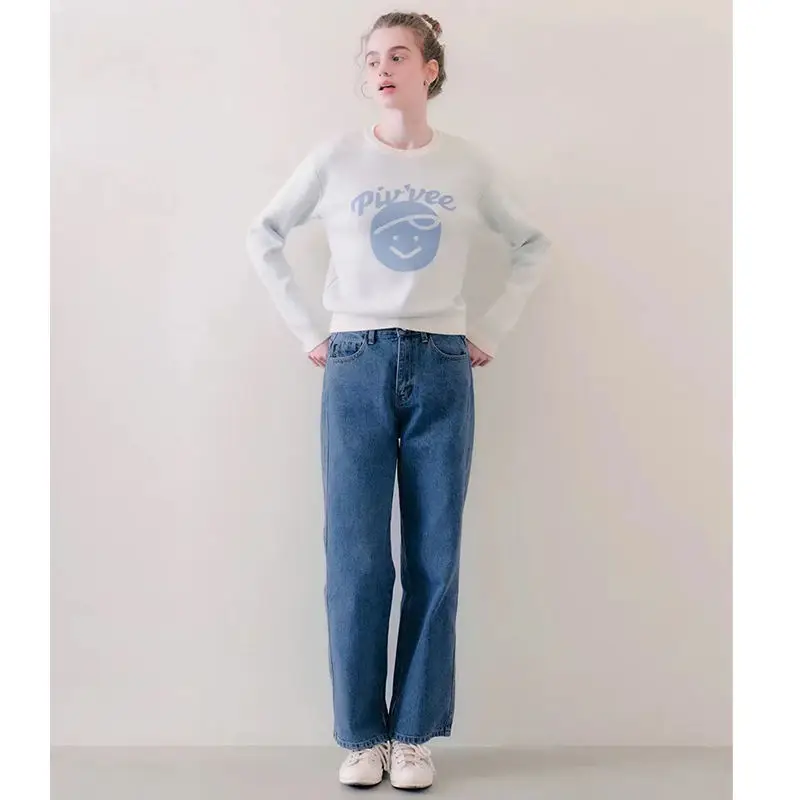 

Women's Golf Sweater Soft Crew Neck Pullover