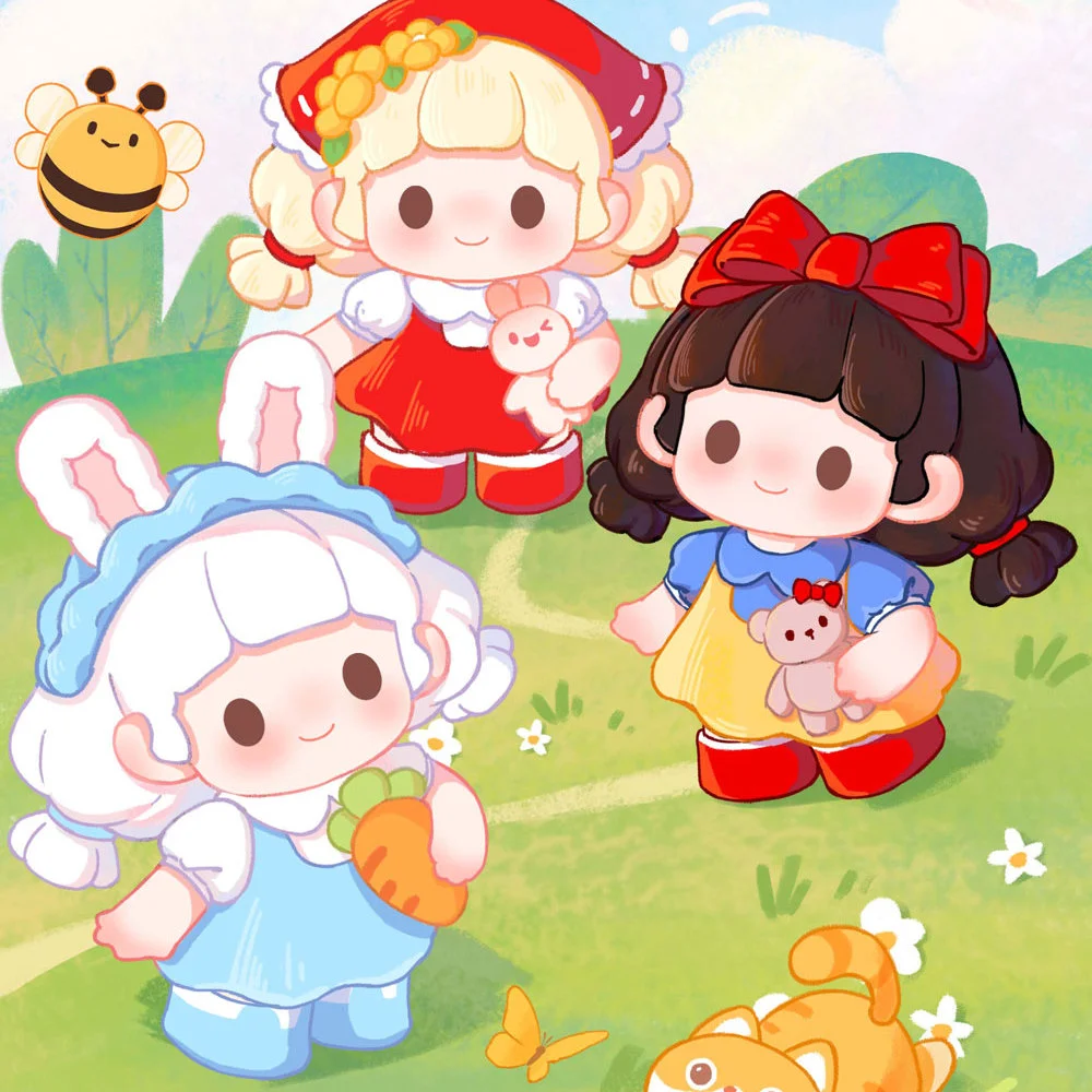 Scatola cieca carina Titi e i suoi amici Mini perline carine creative Scatola misteriosa Scatola cieca fatta a mano a sorpresa
