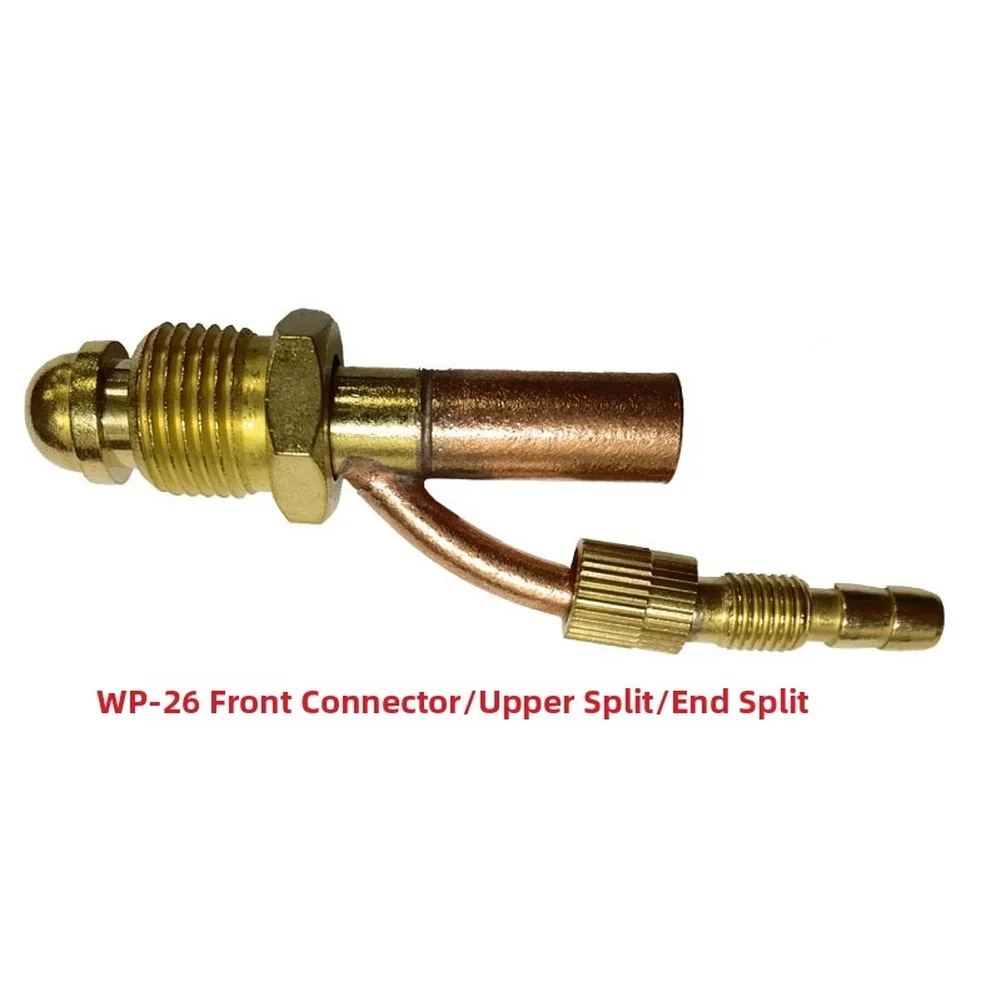 WP 26 Split Upper End Front Fitting Torch Connector Crafted from Copper for Stable Attachment and Gas Flow Efficiency