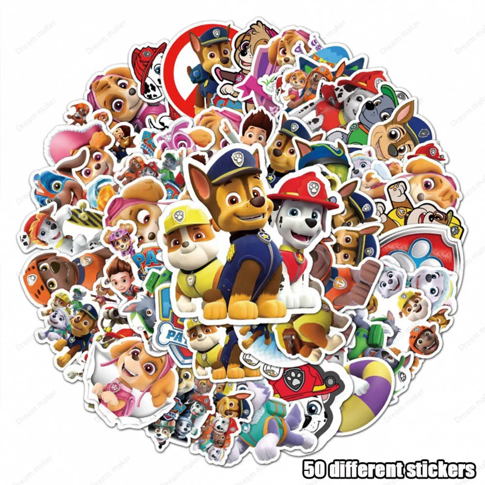 PAW Patrol Party-Geschenkpaket: Aufkleber, Schlüsselanhänger, Stempel, Geschenktüte, Klassenzimmer-Belohnung, Weihnachtsstrumpffüller, Gastgeschenk – Detail 4