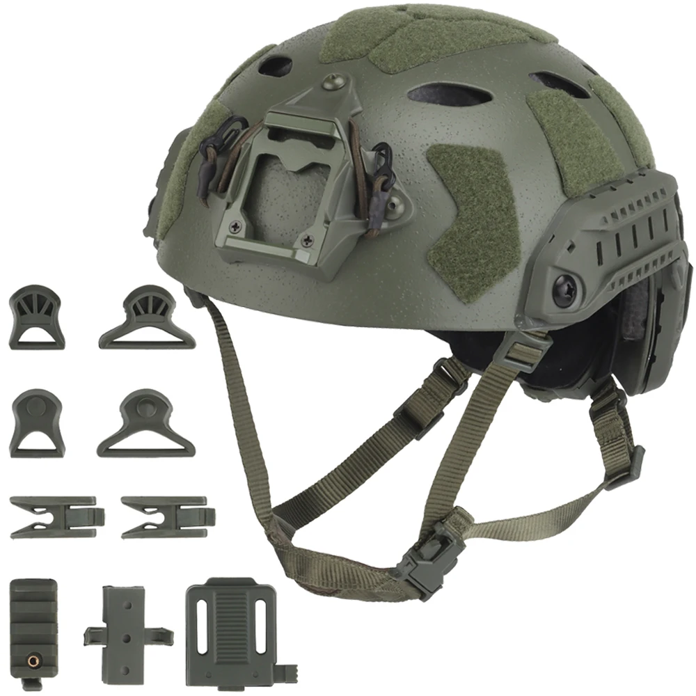 Tactical Fast SF Super High Cut Helmet OPS-Core Airsoft Paintball Outdoor Hunting Shooting Protective Helmet Sandblasted Version