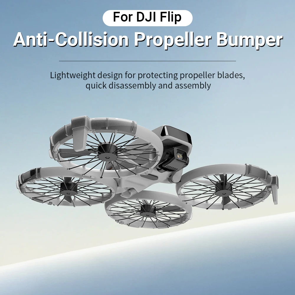 

Protective Bumper Ring for DJI Flip Drone Accessories Propeller Guard Anti-Collision Impact Protectors Prop Bumper Bumper Guards