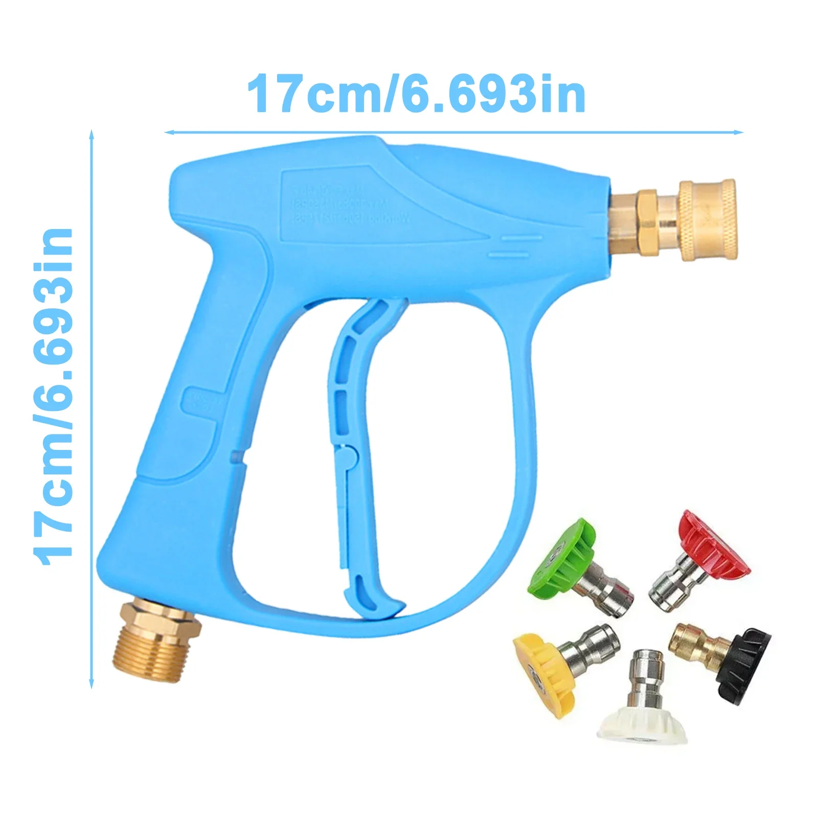 High Pressure Car Wash Gun with Foam Cannon For SUV 1/4