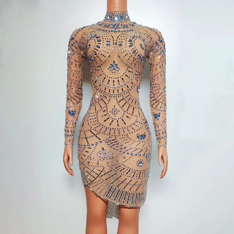 

Birthday Prom Nightclub Bar Singer Model Catwalk Banquet Party Dress Vestidos Para Fiesta De Lujo Party Wear Dress For The Women