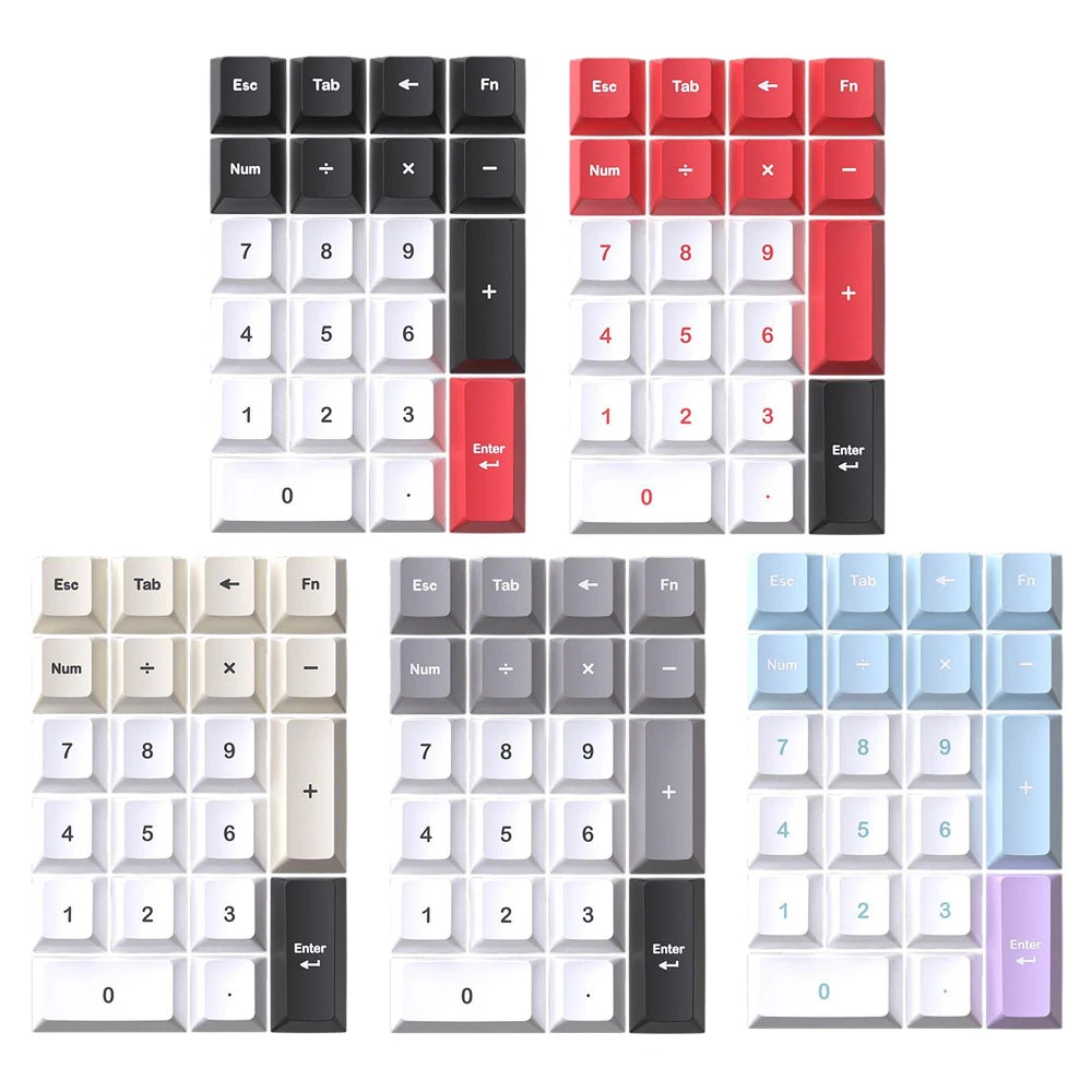 21keys Keycap Mechanical Keyboard Numeric Key Cap Profile Cherry PBT Thermal Sublimation MX Keycaps — product photo 1 of 1