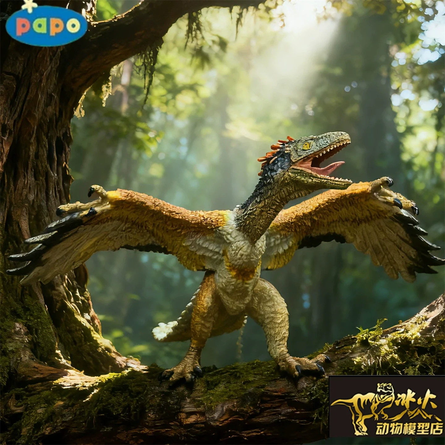 

В наличии во Франции: Модель динозавра Археоптерикс, 13 см, статическая статуэтка ​ Безопасные и нетоксичные детские игрушки