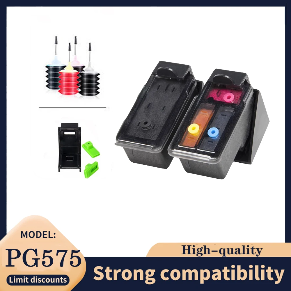Vilaxh PG575 CL576 XL Compatible Ink Cartridge Black Color Replacement for Canon PIXMA TS3550i TR4750i TS3750i TS3551i TR4751i