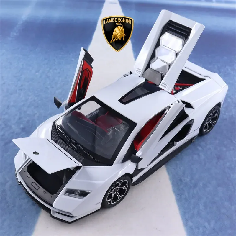 1:24 Lamborghini Countach LPI 800-4 Alloy Car Model Simulation Car Decoration Collection Gift Toy E217