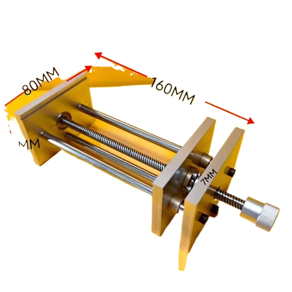 Portable Mini Aluminum Bench Vise Adjustable Clamp Holder Used For PCB Soldering Circuit Board Fixing Electronics Repair Project