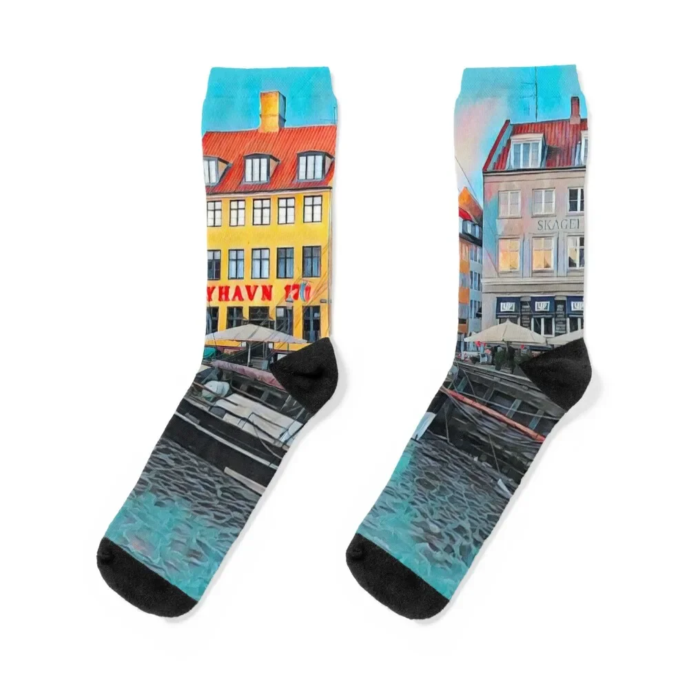 Copenhagen Socks anti slip football bright garter anti-slip cycling Socks Girl Men's