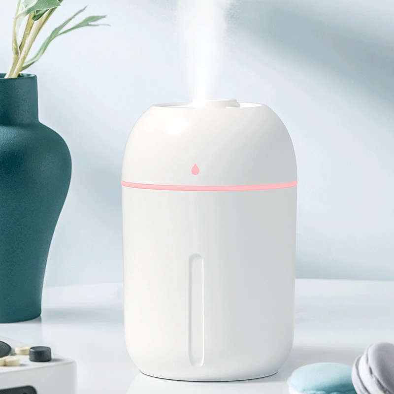 Air Humidifier 220ml Fragrance Aroma Diffusers Car Perfume Diffuser Essential Oil Purifier Aromatherapy Mist Maker with Lights