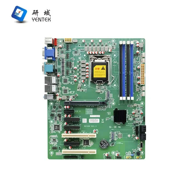 BOLRZO ATX main board Q570 LGA1200 PCIe3.0 X16 X4 X1 2 PCI DDR4 SATA Win10 11 Linux desktop integrated graphics card