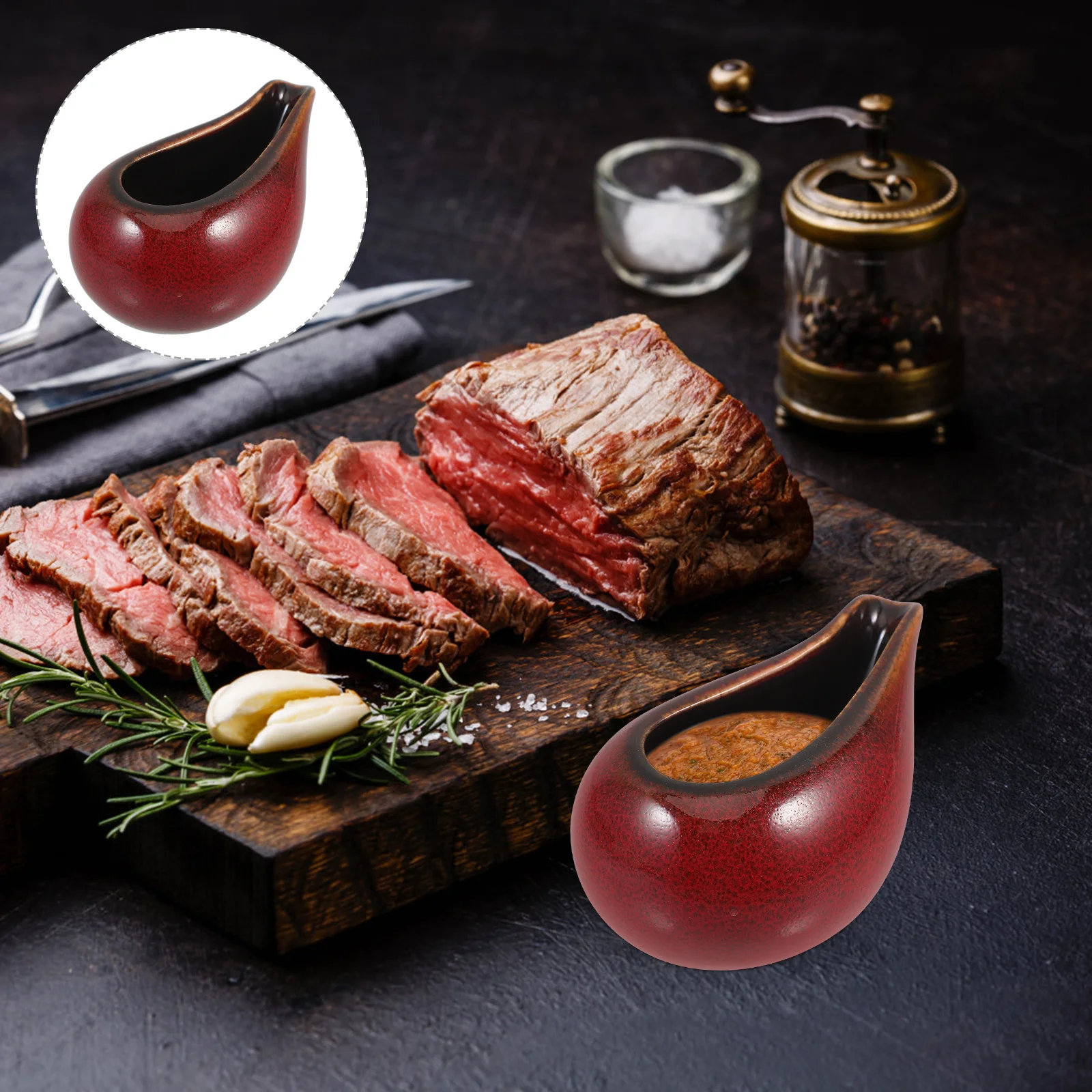 Керамический соусник, маленькая чаша для приправ для BBQ и вечеринок, многофункциональный