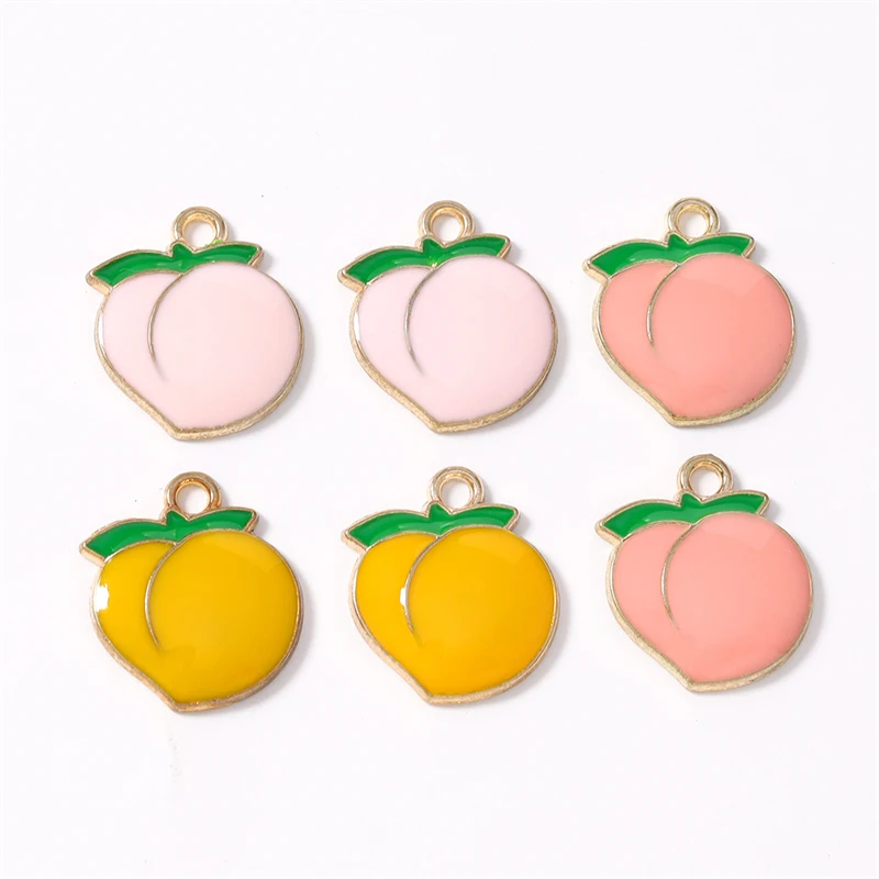 Duarte 10 Stück/Set Niedliche Lebensmittel-Anhänger aus Harz, Durian-Charms für Schmuckherstellung, Ohrringe, Halsketten, DIY-Bastelzubehör – Detail 8