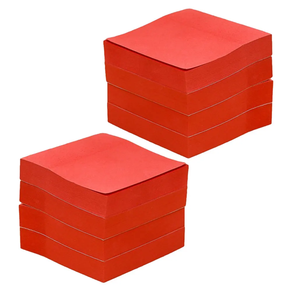 8 almofadas quadradas pegajosas notas adesivas cor brilhante almofadas de memorando estudo essencial escritório escola material de mesa 100 folhas a granel
