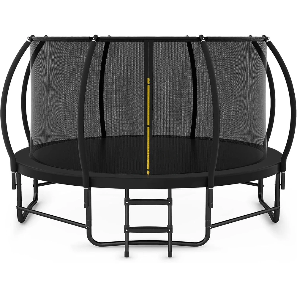 10FT 12FT 14FT 16FT Trampolin mit Gehäuse Freizeittrampoline mit Leiter – ASTM-Zulassung – Outdoor-Trampolin