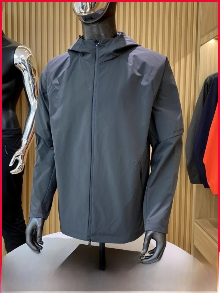 

High-End Men's Outdoor Fce-Lined Soft ell Jaet Windproof Waterproof Autumn Winter Sports Coat Stand Fit Polyester F...