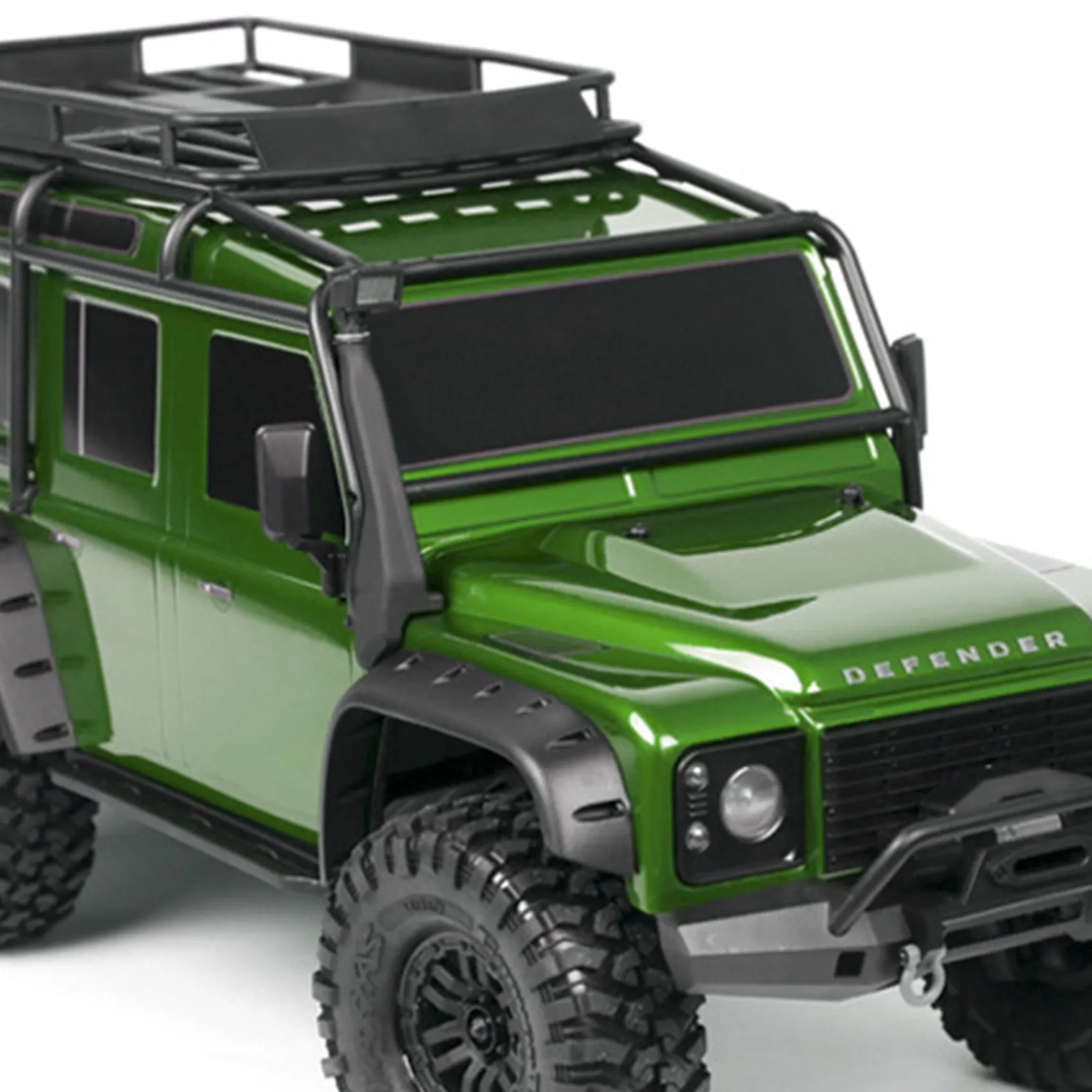FBIL-2X Black Rubber Snorkel For 1/10 RC Crawler Car Traxxas TRX-4 Defender TRX4 T4 Accessories