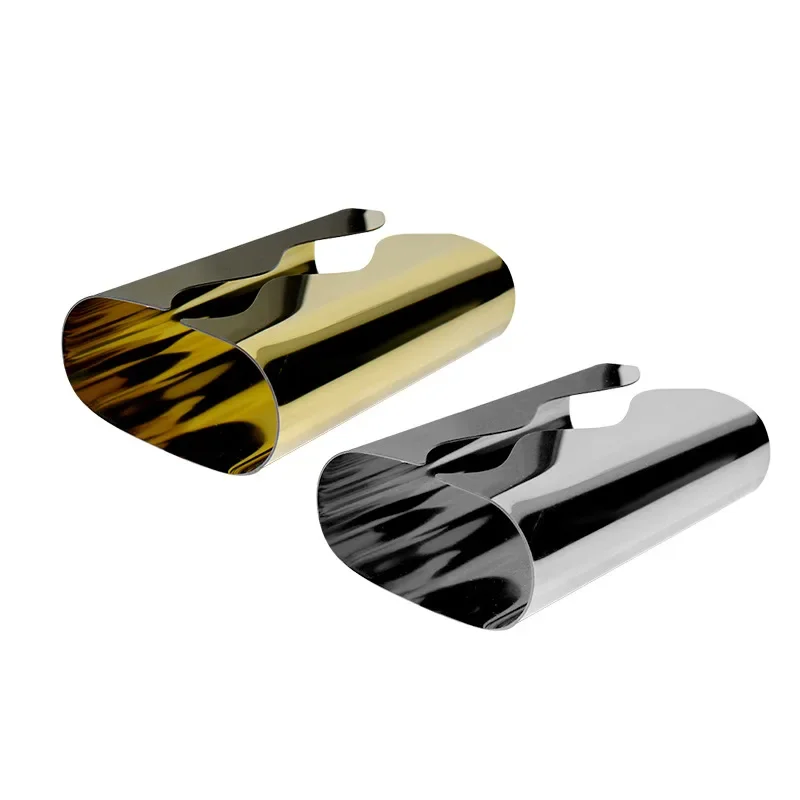 

Modern light luxury stainless steel tissue box, restaurant hotel tabletop ornament, cabinet setting table