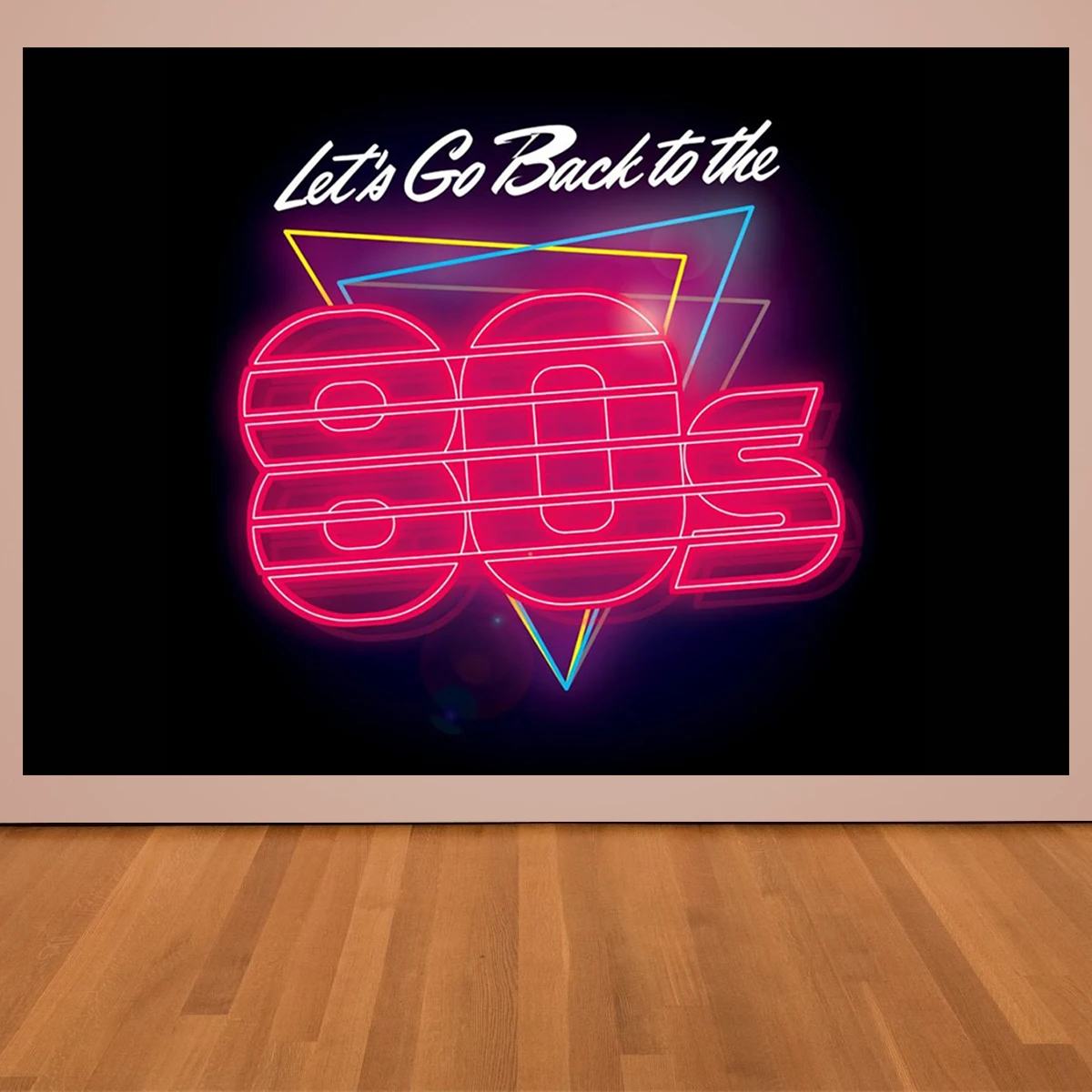 Let's Go Back To 80's Party Photography Backdrop Disco Music Glitter Photo Background Back to the 80s & 90s  Studio