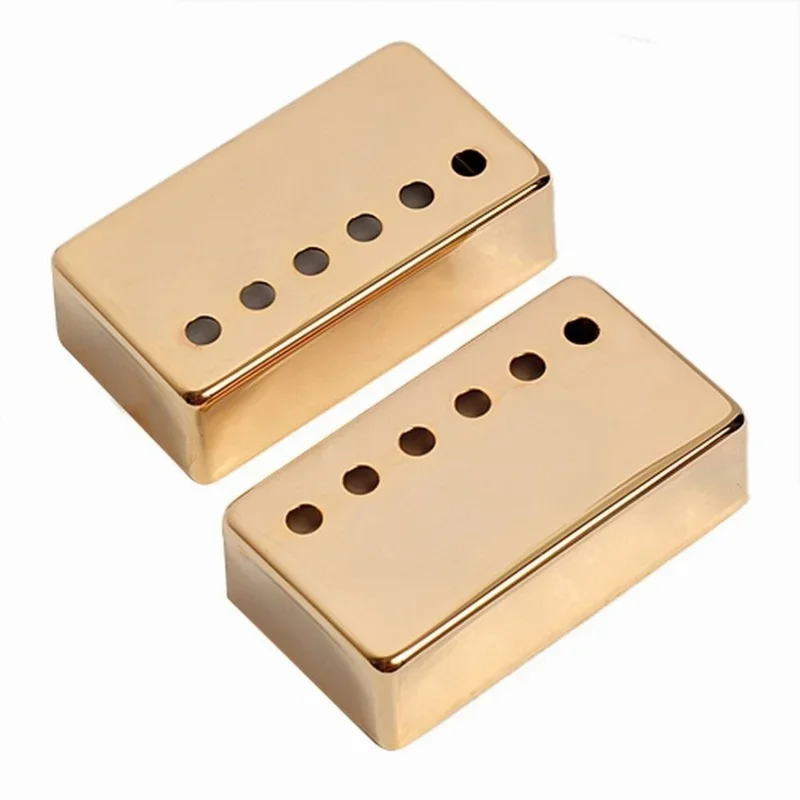 2pcs Chrome Metal Humbucker Pickup Cover 50/52mm for LP Style Electric Guitar Silver Black Gold Guitar Parts Accessories