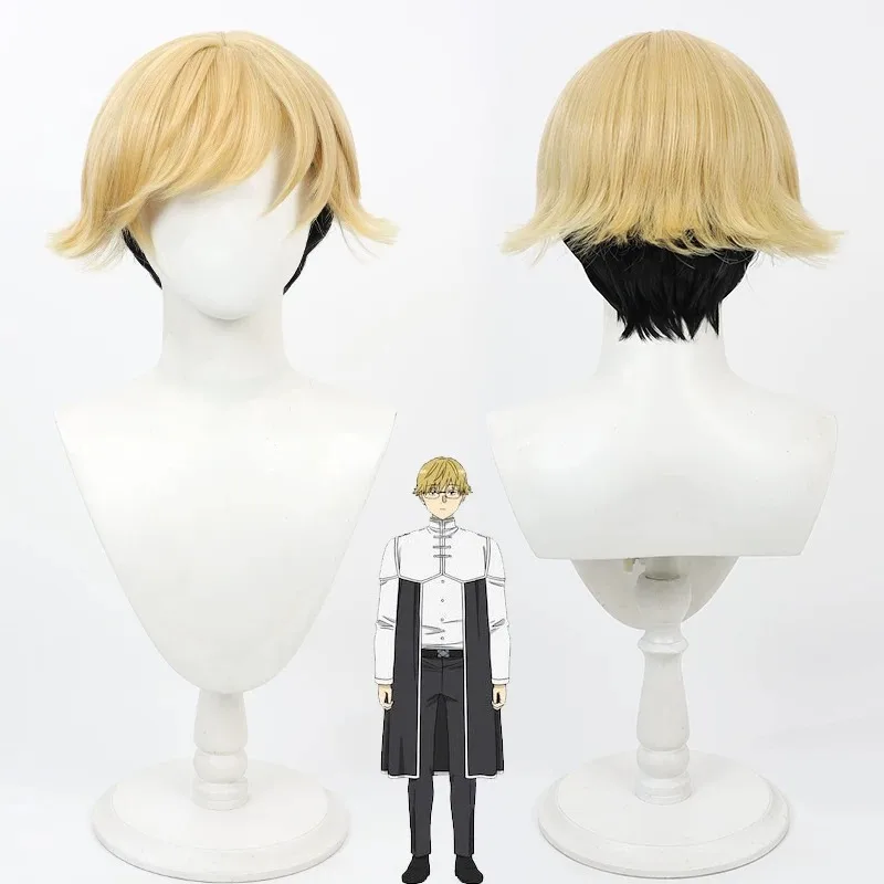 Perruque de cosplay synthétique pour femme, Cosplay Frieren: Beyond Journey's End, pour déguisement de convention et fête costumée, avec bonnet de perruque offert