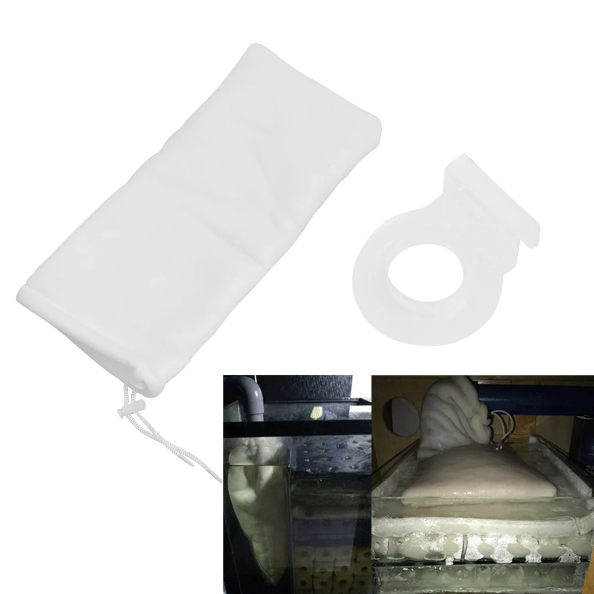 

Drawstring For Aquarium Fish Tank Media Aquarium Garden Pond Durable Filter Filter Bag For Fish Tank Holder Media Bag