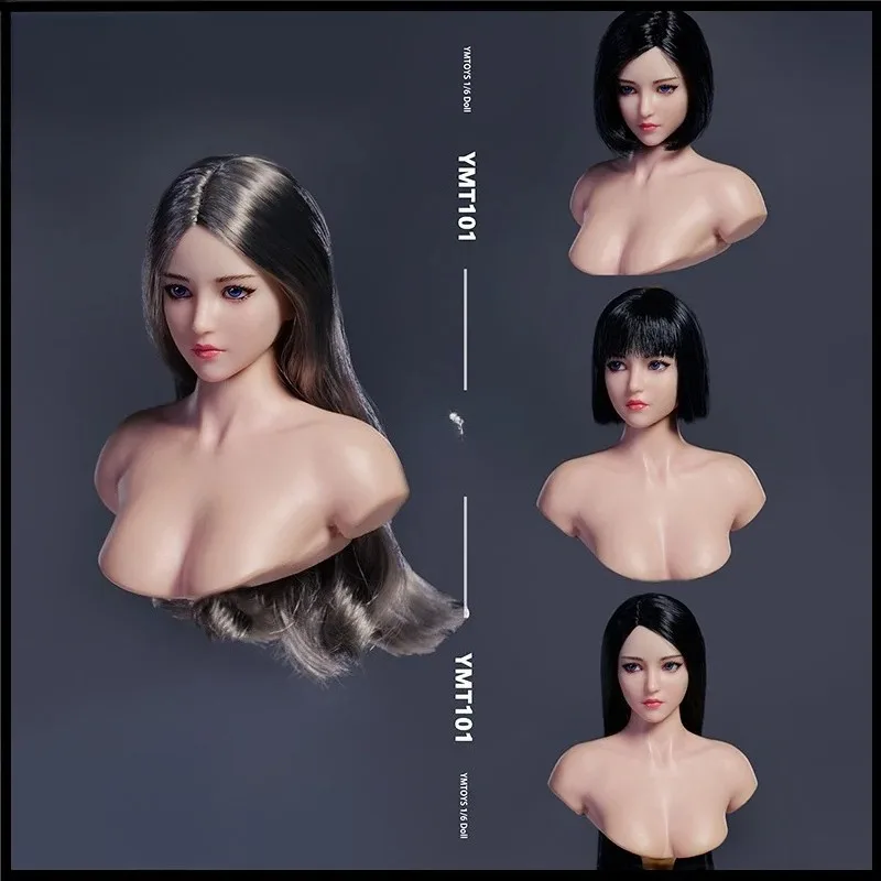 

YMTOYS YMT101 масштаб 1/6 подвижные глаза азиатская красота голова Лю скульптура резьба подходит для 12 дюймов PH отбеливающая кожа солдат фигурка тела