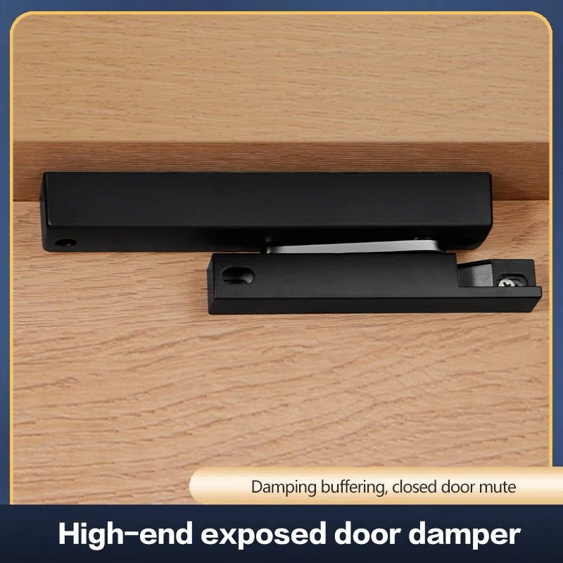 Door Damping Buffer External Door Household Entrance Door Anti-Collision Hydraulic Silent Wooden Door Automatic Door Closer